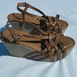 Lucky Brand Stacey Platform Wedge Sandals